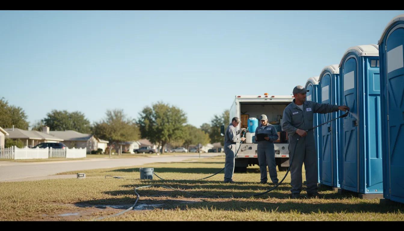 Long-Term Portable Toilet Rental in Hedrick, IA near me